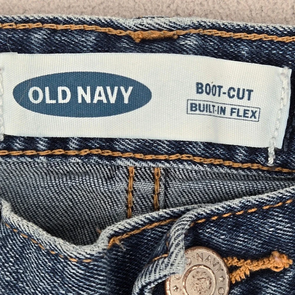 Old Navy Bootcut & Cat & Jack Straight Girls Size 8 Jeans Bundle Blue Denim